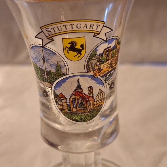 stuttgart shot glass - Picture 2 of 7